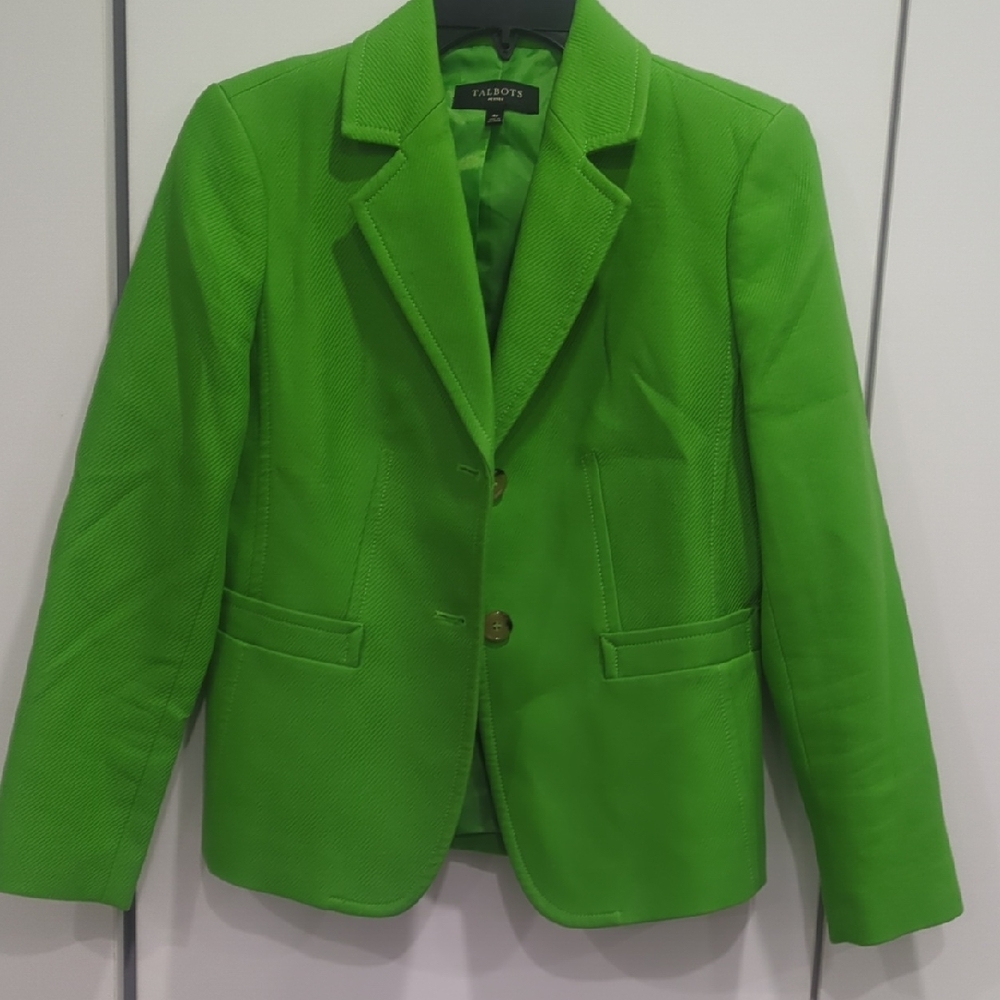 Talbots Vibrant Green Women's Blazer